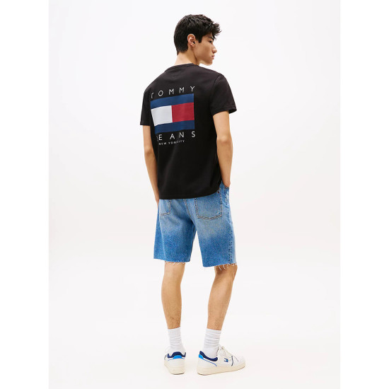 Tommy Hilfiger Ανδρική κοντομάνικη μπλούζα Back Flag Logo T-Shirt